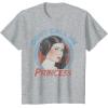 imageStar Wars Princess Leia Dont Call Me Vintage Portrait TShirtHeather Grey