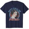 imageStar Wars Princess Leia Dont Call Me Vintage Portrait TShirtNavy Blue