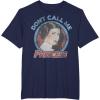 imageStar Wars Princess Leia Dont Call Me Vintage Portrait TShirtNavy Blue