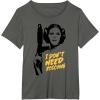 imageStar Wars Princess Leia Escape I Dont Need Rescuing TShirtAsphalt Grey