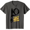 imageStar Wars Princess Leia Escape I Dont Need Rescuing TShirtAsphalt Grey