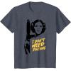 imageStar Wars Princess Leia Escape I Dont Need Rescuing TShirtHeather Blue