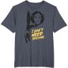 imageStar Wars Princess Leia Escape I Dont Need Rescuing TShirtHeather Blue