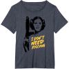 imageStar Wars Princess Leia Escape I Dont Need Rescuing TShirtHeather Blue