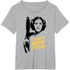 imageStar Wars Princess Leia Escape I Dont Need Rescuing TShirtHeather Grey