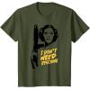 imageStar Wars Princess Leia Escape I Dont Need Rescuing TShirtOlive Green