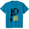 imageStar Wars Princess Leia Escape I Dont Need Rescuing TShirtSapphire Blue