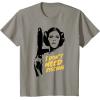 imageStar Wars Princess Leia Escape I Dont Need Rescuing TShirtSlate Grey