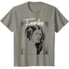 imageStar Wars Princess Leia FEARLESS Profile Poster TShirt TShirtSlate Grey
