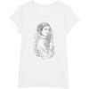 imageStar Wars Princess Leia Geometric Line Drawing TShirt TShirtWhite