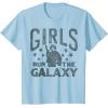 imageStar Wars Princess Leia Girls Run The Galaxy Disney TShirtBaby Blue