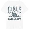 imageStar Wars Princess Leia Girls Run The Galaxy Disney TShirtWhite
