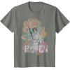 imageStar Wars Princess Leia Retro Rebel TShirtOlive Heather