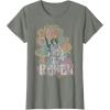 imageStar Wars Princess Leia Retro Rebel TShirtOlive Heather