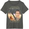 imageStar Wars Rey Close Up TShirtAsphalt Grey