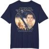 imageStar Wars Rey Close Up TShirtNavy Blue
