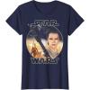 imageStar Wars Rey Close Up TShirtNavy Blue