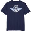 imageStar Wars Rey Episode 7 Join the Resistance Graphic TShirt TShirtNavy Blue
