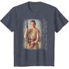 imageStar Wars Rey On Jakku Episode 7 Graphic TShirt TShirtHeather Blue
