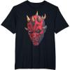imageStar Wars The Clone Wars Darth Maul Big Face TShirtBlack