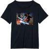 imageStar Wars The Clone Wars Exclusive Ahsoka ampamp Darth Maul TShirtBlack