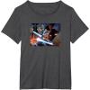 imageStar Wars The Clone Wars Exclusive Ahsoka ampamp Darth Maul TShirtDark Heather Grey