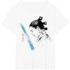 imageStar Wars The Last Jedi Rey Watercolor Sketch TShirtWhite