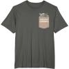 imageStar Wars The Mandalorian The Child Precious Cargo Pocket TShirtAsphalt Grey