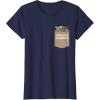 imageStar Wars The Mandalorian The Child Precious Cargo Pocket TShirtNavy Blue