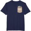 imageStar Wars The Mandalorian The Child Precious Cargo Pocket TShirtNavy Blue