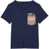imageStar Wars The Mandalorian The Child Precious Cargo Pocket TShirtNavy Blue