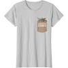 imageStar Wars The Mandalorian The Child Precious Cargo Pocket TShirtSilver Grey