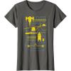 imageStar Wars The Mandalorian ampamp Grogu N1 Starfighter Schematic TShirtAsphalt Grey