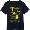 imageStar Wars The Mandalorian ampamp Grogu N1 Starfighter Schematic TShirtBlack