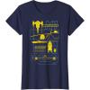 imageStar Wars The Mandalorian ampamp Grogu N1 Starfighter Schematic TShirtNavy Blue