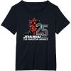 imageStar Wars The Phantom Menace 25th Anniversary Darth Maul TShirtBlack