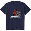 imageStar Wars The Phantom Menace 25th Anniversary Darth Maul TShirtNavy Blue