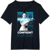 imageStar Wars The Rise Of Skywalker Rey Confront Your Fears TShirtBlack