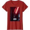 imageStar Wars The Rise of Skywalker Dark Rey TShirtCranberry Red
