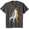 imageStar Wars The Rise of Skywalker Rey Jedi Warrior TShirtAsphalt Grey
