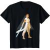 imageStar Wars The Rise of Skywalker Rey Jedi Warrior TShirtBlack