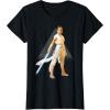 imageStar Wars The Rise of Skywalker Rey Jedi Warrior TShirtBlack