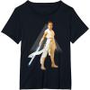 imageStar Wars The Rise of Skywalker Rey Jedi Warrior TShirtBlack