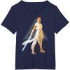 imageStar Wars The Rise of Skywalker Rey Jedi Warrior TShirtNavy Blue