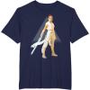 imageStar Wars The Rise of Skywalker Rey Jedi Warrior TShirtNavy Blue