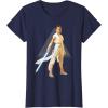 imageStar Wars The Rise of Skywalker Rey Jedi Warrior TShirtNavy Blue