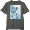 imageStar Wars The Rise of Skywalker Rey Poster TShirtAsphalt Grey