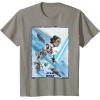 imageStar Wars The Rise of Skywalker Rey Poster TShirtSlate Grey