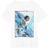 imageStar Wars The Rise of Skywalker Rey Poster TShirtWhite