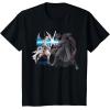 imageStar Wars The Rise of Skywalker Rey and Kylo Battle TShirtBlack